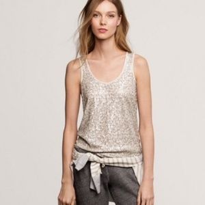 J. Crew Factory sequined top